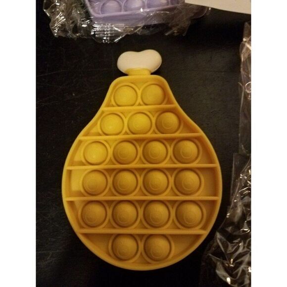 Fidget Toy Fried Chicken Leg Food Silicone Sensory Pop - Picture 2 of 4